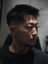 メッツ 原宿(METS)&nbsp;MEN'S/アップバングショート×フェード/短髪