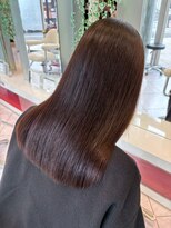 サロンドユーウ ガール(SALON DE YOW GARE) 縮毛矯正×チョコレートブラウン