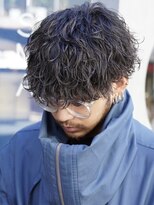 ノードオム 栄(NODE HOMME) シャドウパーマ波巻きスパイラルパーマウルフパーマ名古屋駅栄駅