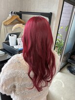 トリコ(ToricO) チェリーレッド ワインレッド ダブルカラー ブリーチ