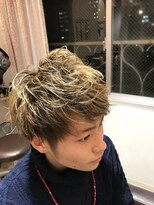 パティオンツー(PATIONN2)&nbsp;メンズダブルカアッシュカラー【刈り上げツーブロック】