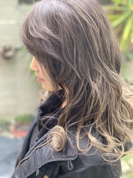 ジュースヘアー(Juice hair) バレイヤージュカラー