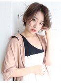ナチュラルウェットショートボブ