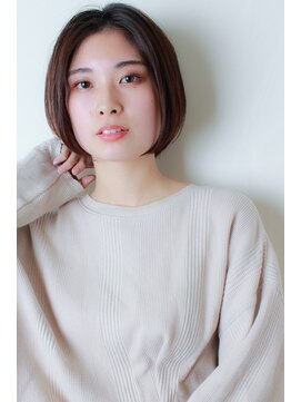 モリオ フロム ロンドン 大宮2号店(morio from London) 大人かわいいセンターパートボブ