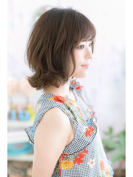 ヘアアンドビューティー ミック(Hair & Beauty miq) エアリーボブで美人顔♪ひし形シルエットa
