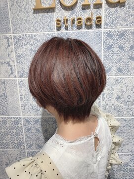 ロンド ストラーダ 心斎橋(Lond strada) 【津賀　涼】大人美人ショートイメチェンモードダークアッシュ