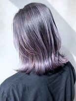 アルバム 銀座(ALBUM GINZA)&nbsp;ハイグララベンダー_インナーグレージュマチルダボブ_ba304722