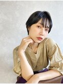 【DAISUKE】ダークトーンショート　-天神 今泉 薬院-