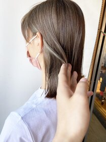 モリオ フロム ロンドン 成増店 【morio成増/ムラマツ】アッシュ　前髪　イヤリングカラー