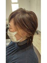 ムスビ(MUSUBI) ウルフスタイルのインナーカラー