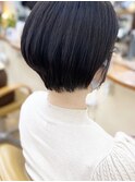 【松戸　ムラマツ】前髪なし　ショートボブ　黒髪