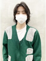 サル 代官山(SAL)&nbsp;【SAL】メンズミディアムウルフニュアンスパーマ＊菅原誠＊