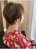 大人ショート ベリーショート ハイライトカラー