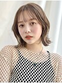 小顔ヘルシーレイヤースタイル透明感カラー【修】20代30代40代
