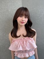 ロンド マーレ 天神大名店(Lond mare) ピンクブラウン/暖色カラー/カシスピンク/韓国ヘア/顔周りカット