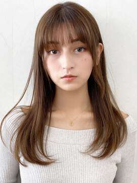 スリールヘアー(suri-ru hair) ★大人ガーリーチョコレート艶感レイヤーカットモード 宮崎