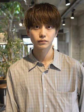 キュー(Cue_) メンズストレートナチュラルマッシュ(表参道/原宿/明治神宮前)