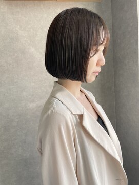 ムード タテマチ(mood tatemachi) スリークボブ/オリーブベージュ