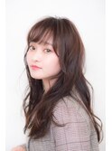 【Aliru】抜け感ベージュゆるふわ大人ガーリーロング