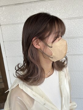 シキ(C key) イヤリングカラー/ミルクティーベージュ