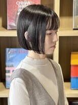 リブロ(liblo)&nbsp;ナチュラルな黒髪ミニボブ 【liblo】