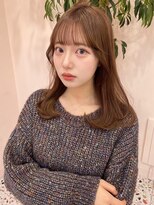 ボタン シブヤ(VOTAN SHIBUYA) ベージュ/韓国ヘア/渋谷/レイヤー/顔まわり