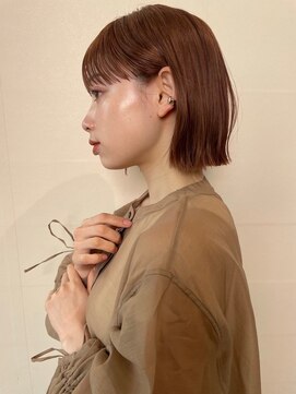 アンバー 池袋(amber) 切りっぱなしボブ/デザインカラー/ブリーチ[池袋駅]