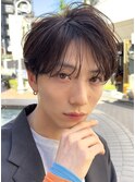 韓国マッシュニュアンスパーマシースルーマッシュカルマパーマ