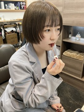 ソウバイジョージ(Sow by George) ショートボブウルフ切りっぱなしボブ10代20代30代福岡博多天神