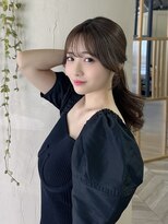 マインバイアフロートギンザ(MYNE by AFLOAT GINZA)&nbsp;20代30代40代韓国ヘア/くびれミディ/くびれヘア/暗髪/後れ毛