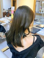 ヘアリゾート粋 ウナム 新宿東口店(enam)&nbsp;デザインカット/似合わせレイヤー/オリーブブラウン