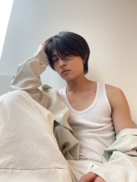 ネウィ 広島(newi) イケメン黒髪モテるネープレスショート流行モテ髪マッシュ束感