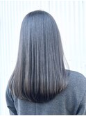 【アミノイオン縮毛矯正】うるおい感のあるストレートスタイル