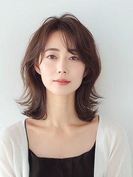 ハリー 板宿店(HALLY) ココアブラウン・ミディアムスタイル