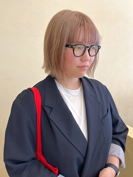 スニュウ(snuw) 【snuw_ayano】ミルクティーベージュ/ホワイトベージュ