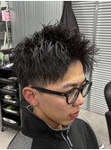 スパイキーショート/ビジネスヘア/短髪/刈り上げ/ツーブロック
