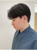 センターパート/フェザーパーマ/曲がる縮毛矯正/ツーブロック