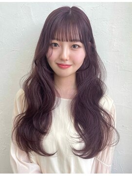 シェイト(ciate) ラベンダーピンクカラー ロングレイヤー @mayu_kiku