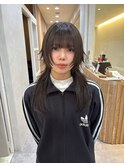 ナチュラルカラークラゲウルフカット【広島/本通】