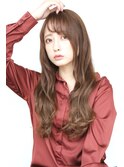 韓国風ウェーブ巻き
