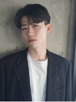 クオル 円山(QOL)&nbsp;ニュアンスセンターパートニュアンスパーマ刈り上げメンズパーマ