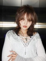 ブロック ジャポン(bloc japon)&nbsp;ミディアムヘア ダブルカラー ブラウン ブリーチ ケアブリーチ