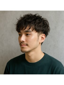 スープレックス ヘアーデザイン(SOUPREX HAIR DESIGN) ツーブロックくせ毛風パーマ　20代 30代 40代 50代 60代　メンズ