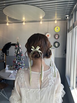 イェスオキナワ(yes okinawa) ハーフアップ