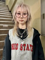 パレット 難波(Palette)&nbsp;ウルフカットレイヤーカットブリーチハイトーンハイトーンカラー