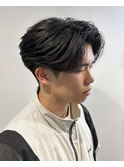 ニュアンスセンターパート センターパート ニュアンスパーマ