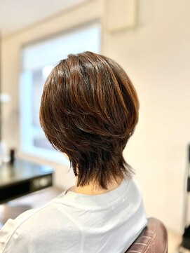 外はね&オレンジ12.9クラゲヘアー