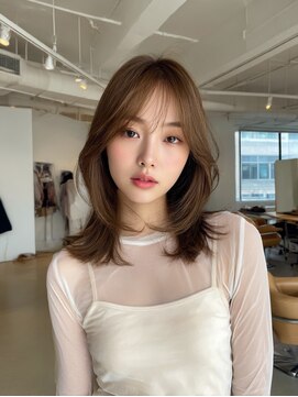 ラファンジュ ヘアー クレオ(Rohange hair Creo) ハイレイヤーカット/ハイレイヤーウルフ/ニュアンスカラー/美髪