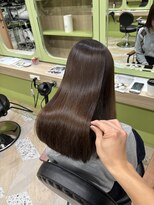 イオエ 西梅田(ioe)&nbsp;ブリーチなしカラー／髪質改善/ミルクティーベージュ/小顔へア