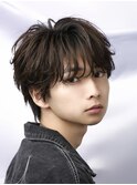 シースルーフェザーパーマ×シースルーマッシュ